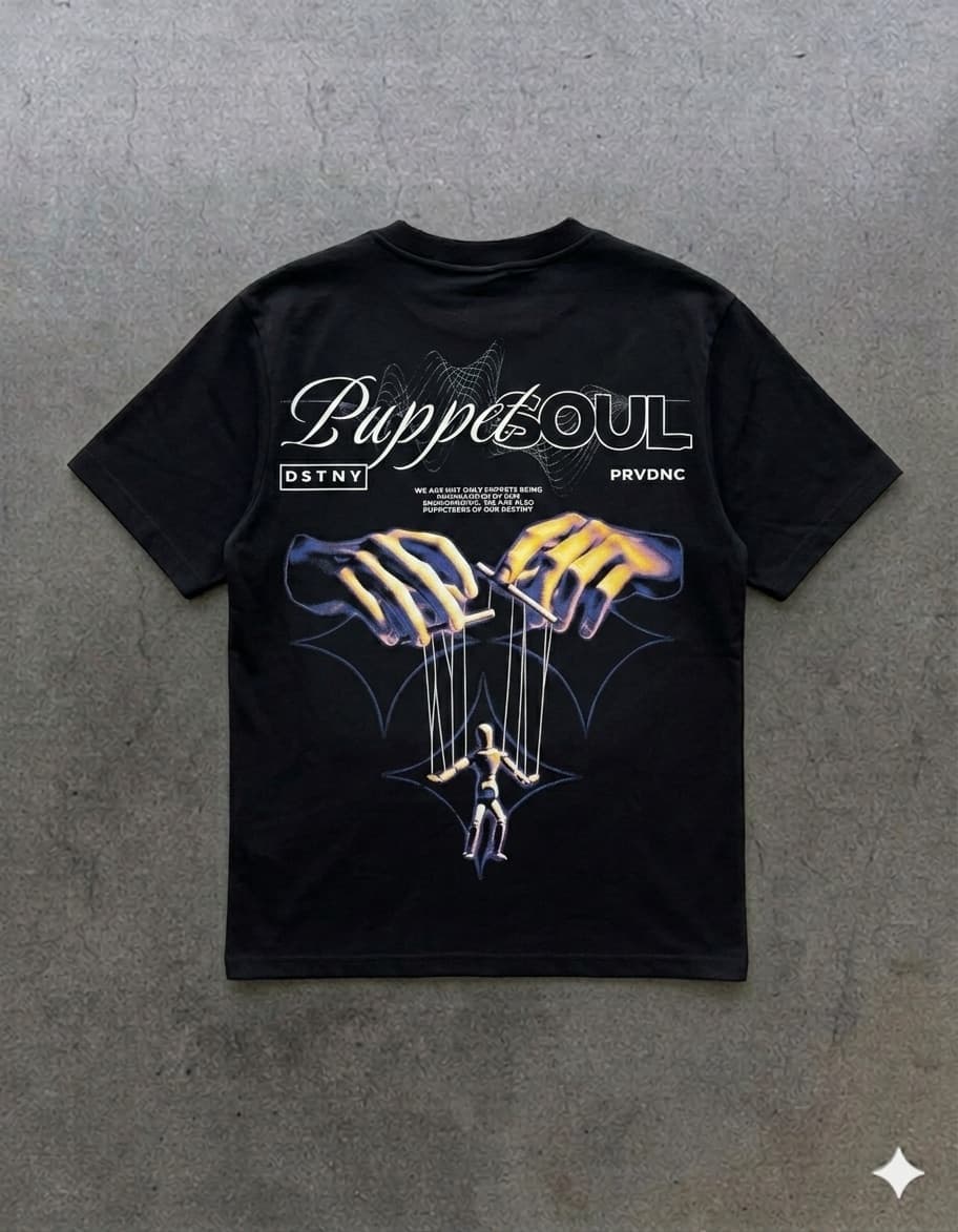 Camiseta Puppet soul neg