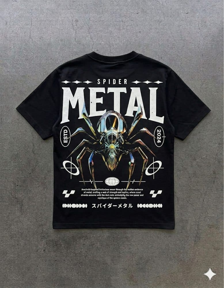 Camiseta metal